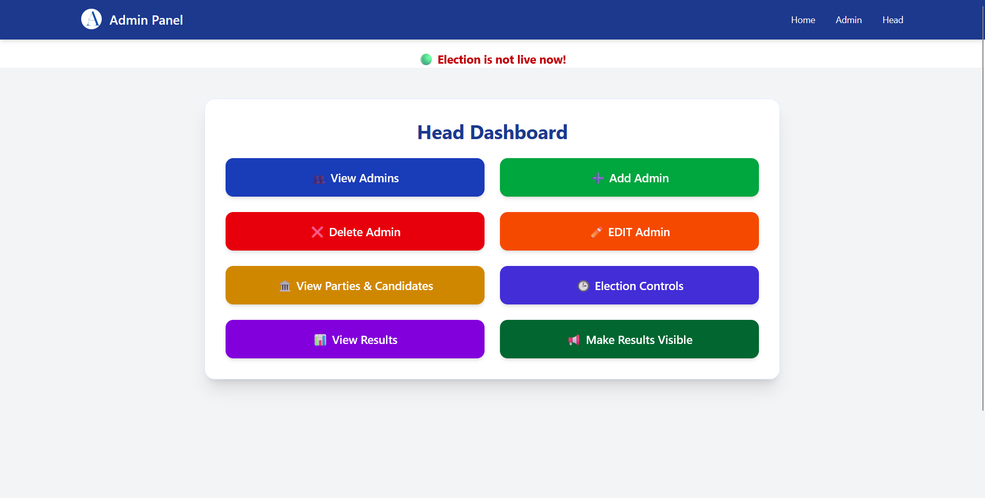 E-election Head Panel