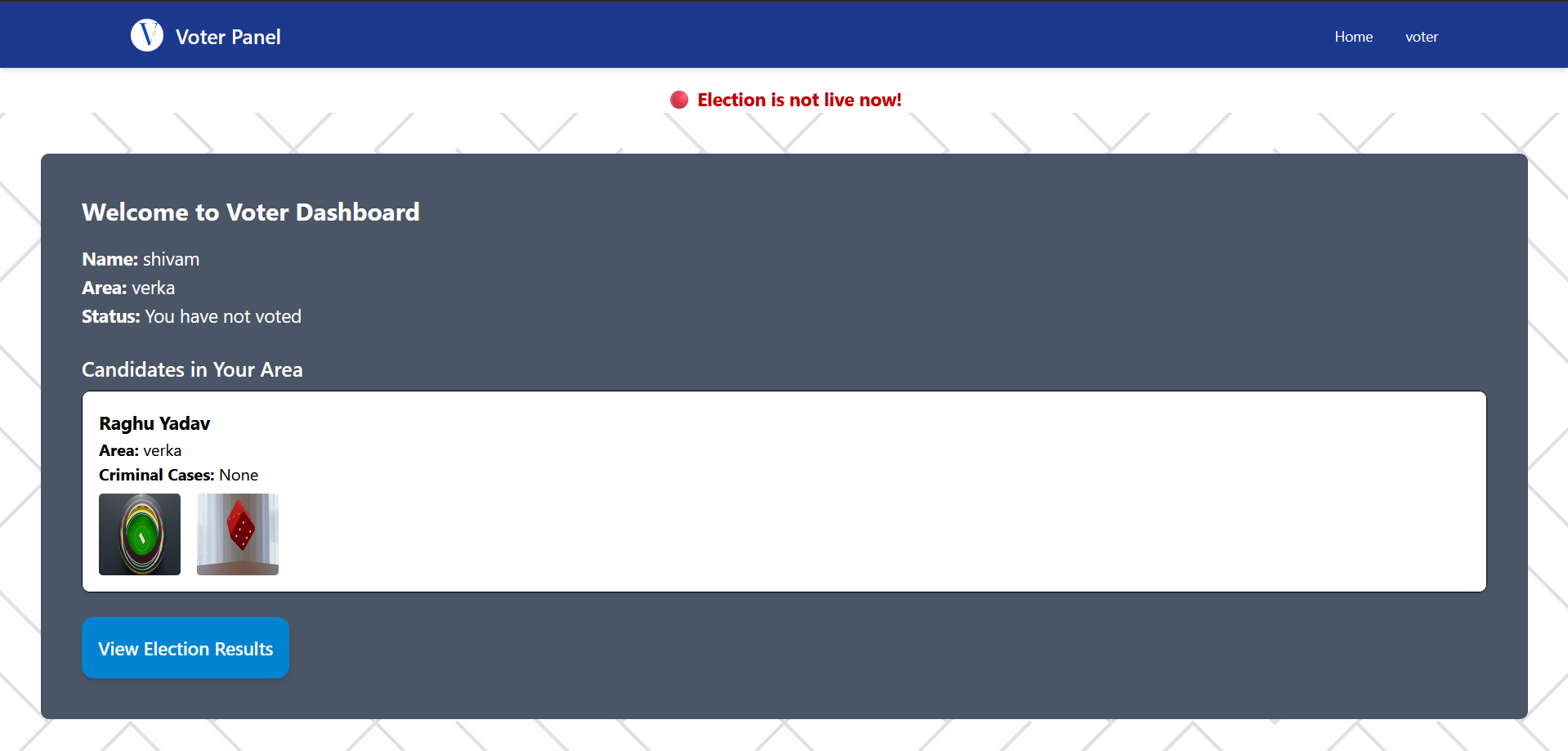 Voter Page